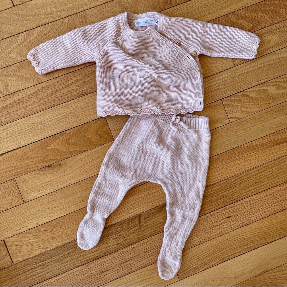 ZARA Baby Girls Woven Set